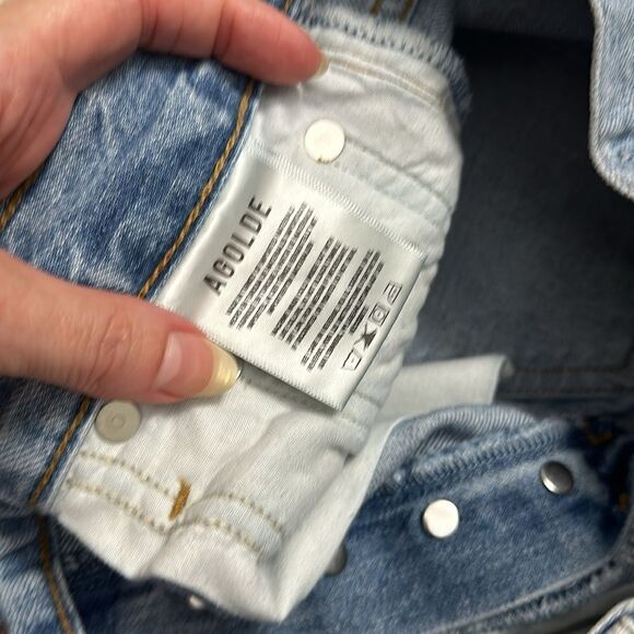 A Golde Jamie hi rise jeans denim classic 24 distressed revolve - Picture 4 of 9